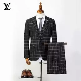 louis vuitton lv trois pieces costumes manches longues pour homme s_b37663